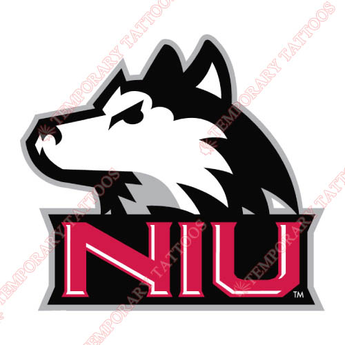 Northern Illinois Huskies Customize Temporary Tattoos Stickers NO.5657